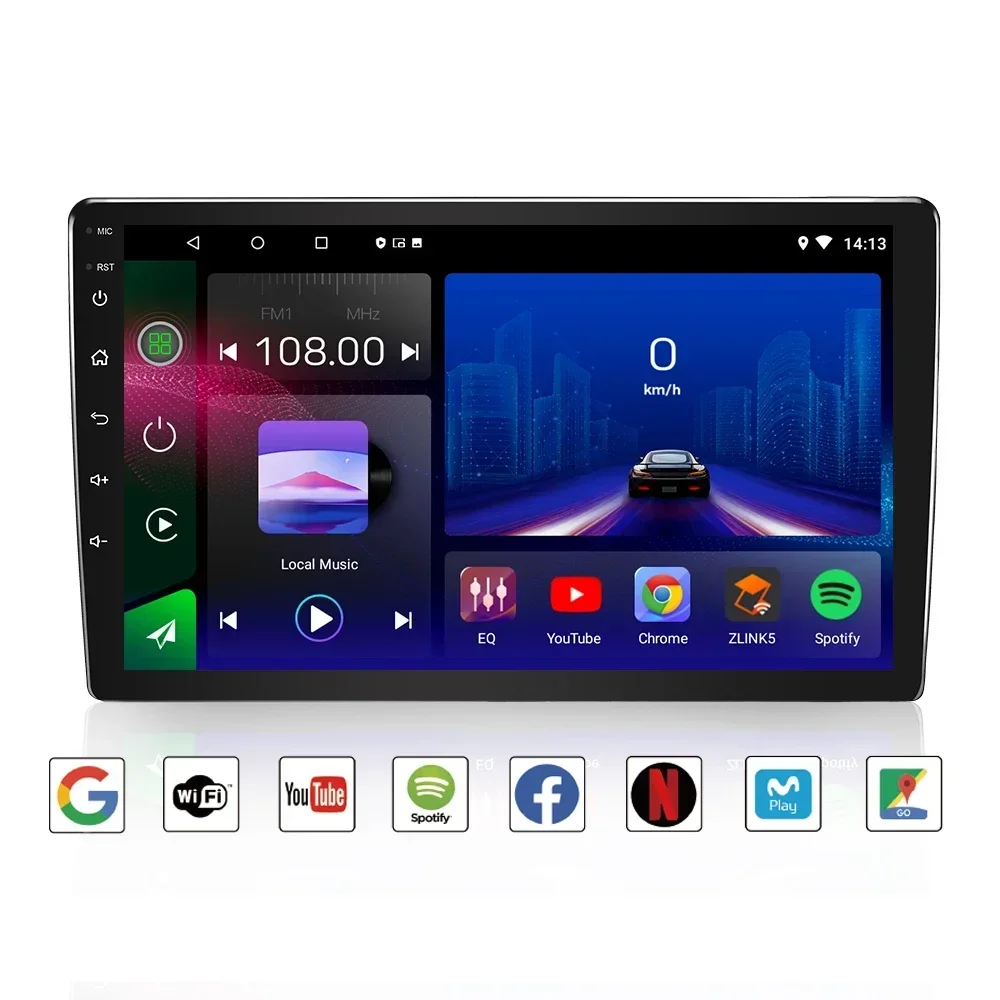 1+16GB BT FM GPS WIFI DSP Carplay Offline Map Universal Radio Car Video Android Stereo