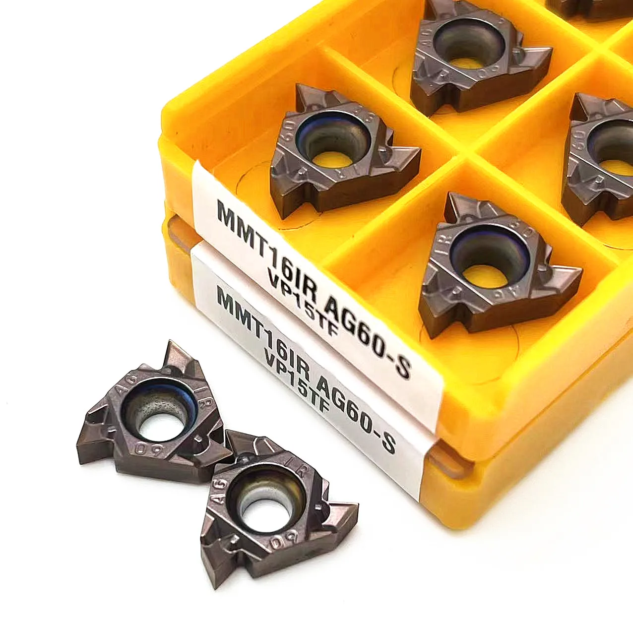 Mmt16er AG60-S vp15tf us735 ue6020 Hartmetalle in sätze Gewinde dreh werkzeug Schneidwerk zeuge Gewinde einsatz cnc Drehmaschine nwerk zeug Dreh einsatz