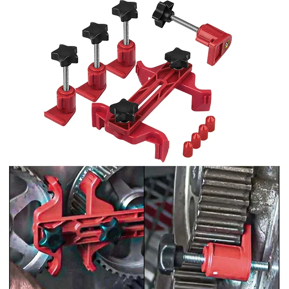 

9pcs/Set Universal Cam Camshaft Lock Holder Gear Timing Locking Tool Engine Cam Clamp Alignment Timing Belt Retainer