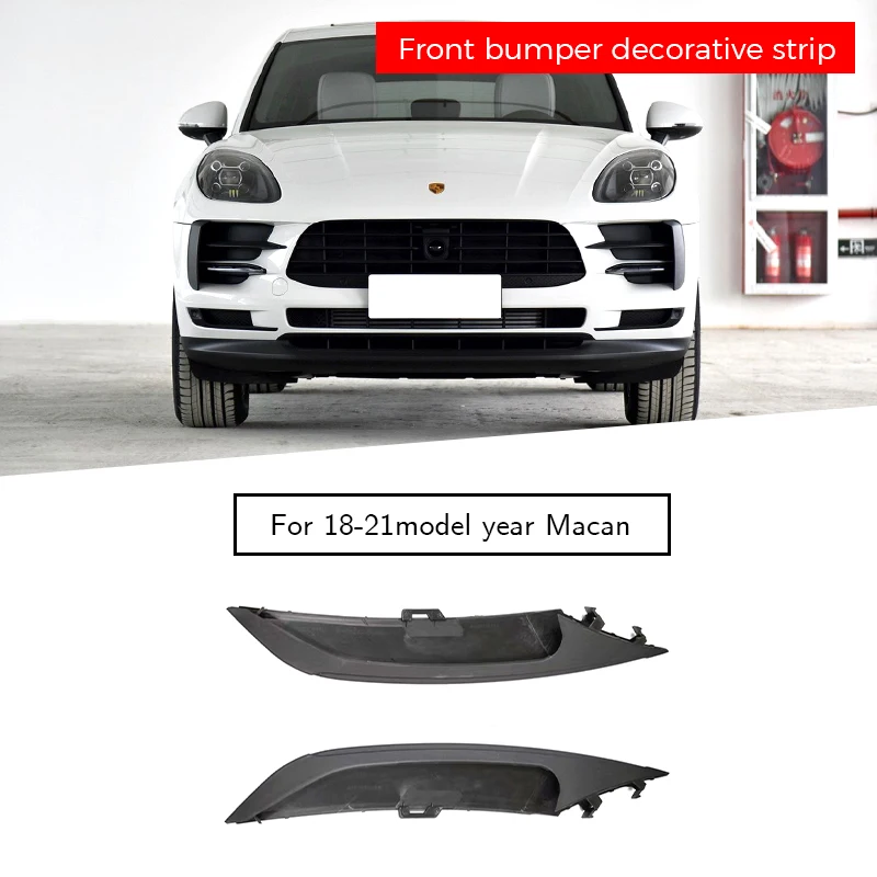 95B807685B 95B807686B front bumper decorative strip for Porsche macan 95B.2 2018-2021