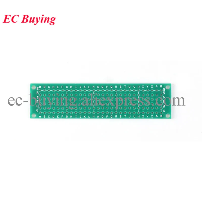 10 pçs/lote 2x8cm protótipo de cobre de face única pcb diy placa de circuito impresso universal 2*8cm placa de ensaio experimento 20 80mm