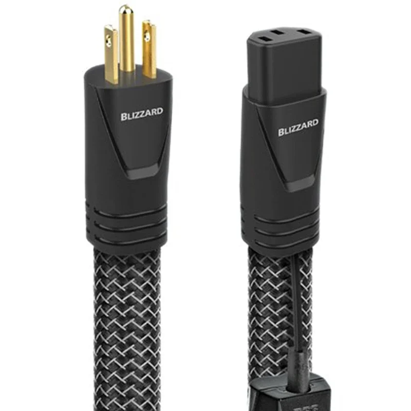 Blizzard Power Cord US / EU Schuko Power Plug High-Purity True-Concentric HiFi Audio Amplifier AC Power Cables