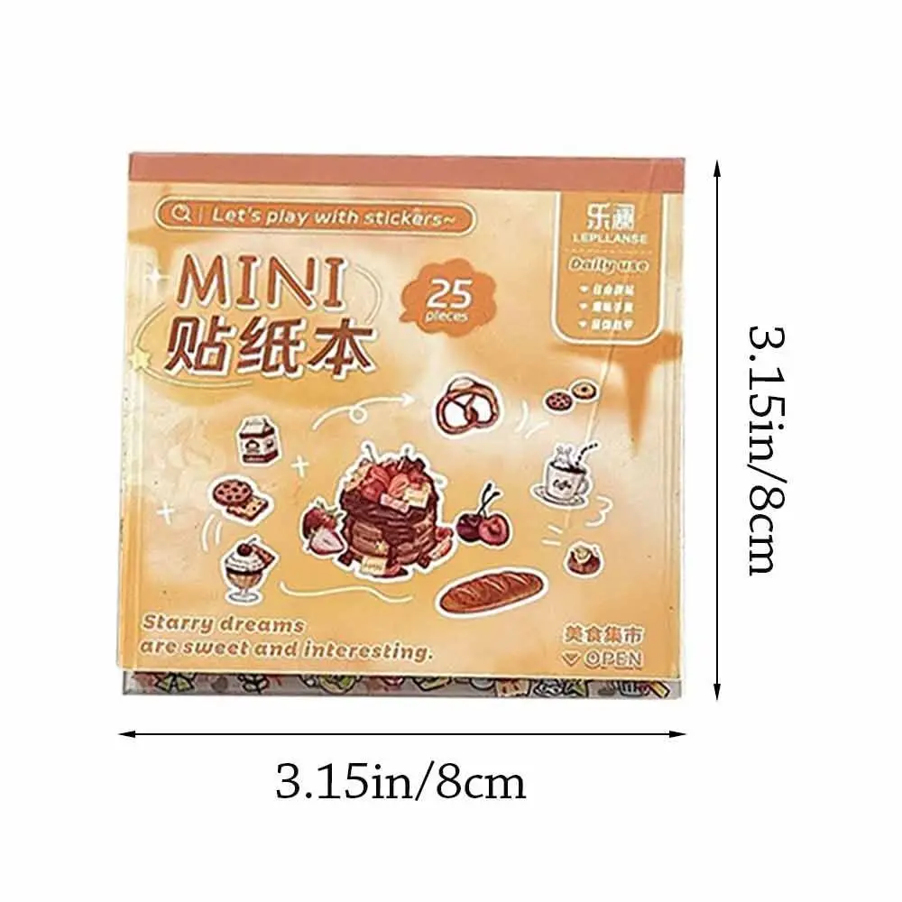 25 unids/set de pegatinas para uñas sin repetición, pegatinas autoadhesivas multifunción para tazas, pegatinas suaves de dibujos animados en relieve para decoración de uñas