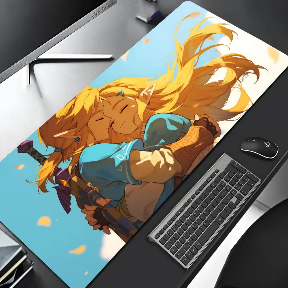 ZeldaS Mouse Keyboard Pad Gaming Locking Edge Big Computer Gamer Large Rubber Art Mousepad Laptop Desk Mat