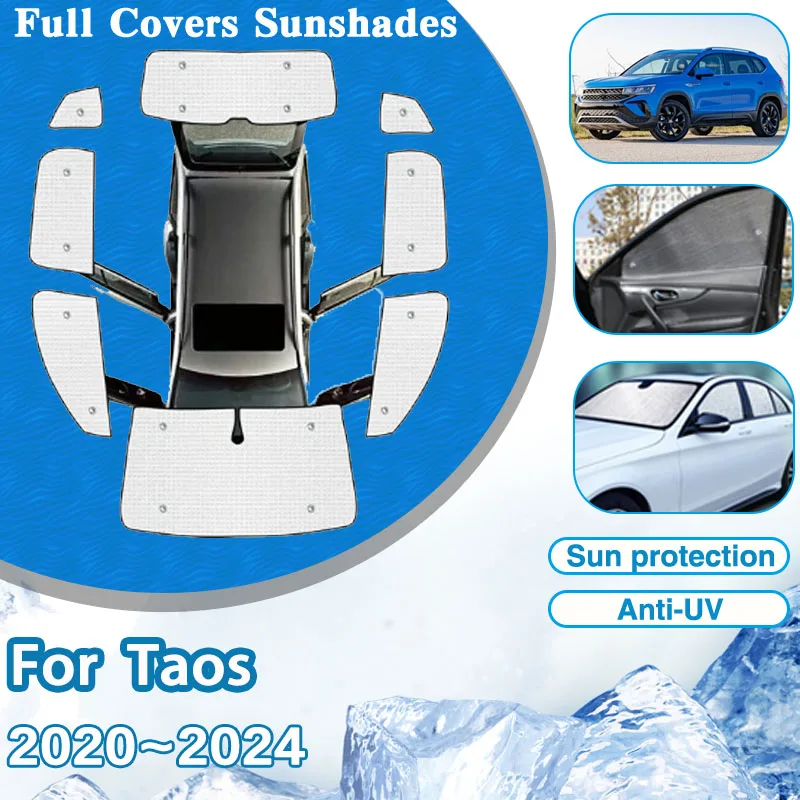 

For Volkswagen VW Taos Tharu 2020~2024 2021 2022 Full Car Privacy Sunshade Front Parasol Car Window Visor Cover Auto Accessories