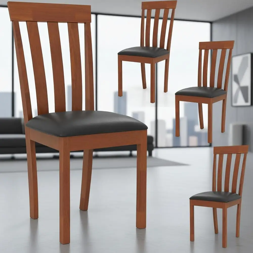 Set Of 4 Mid-Centur… - image