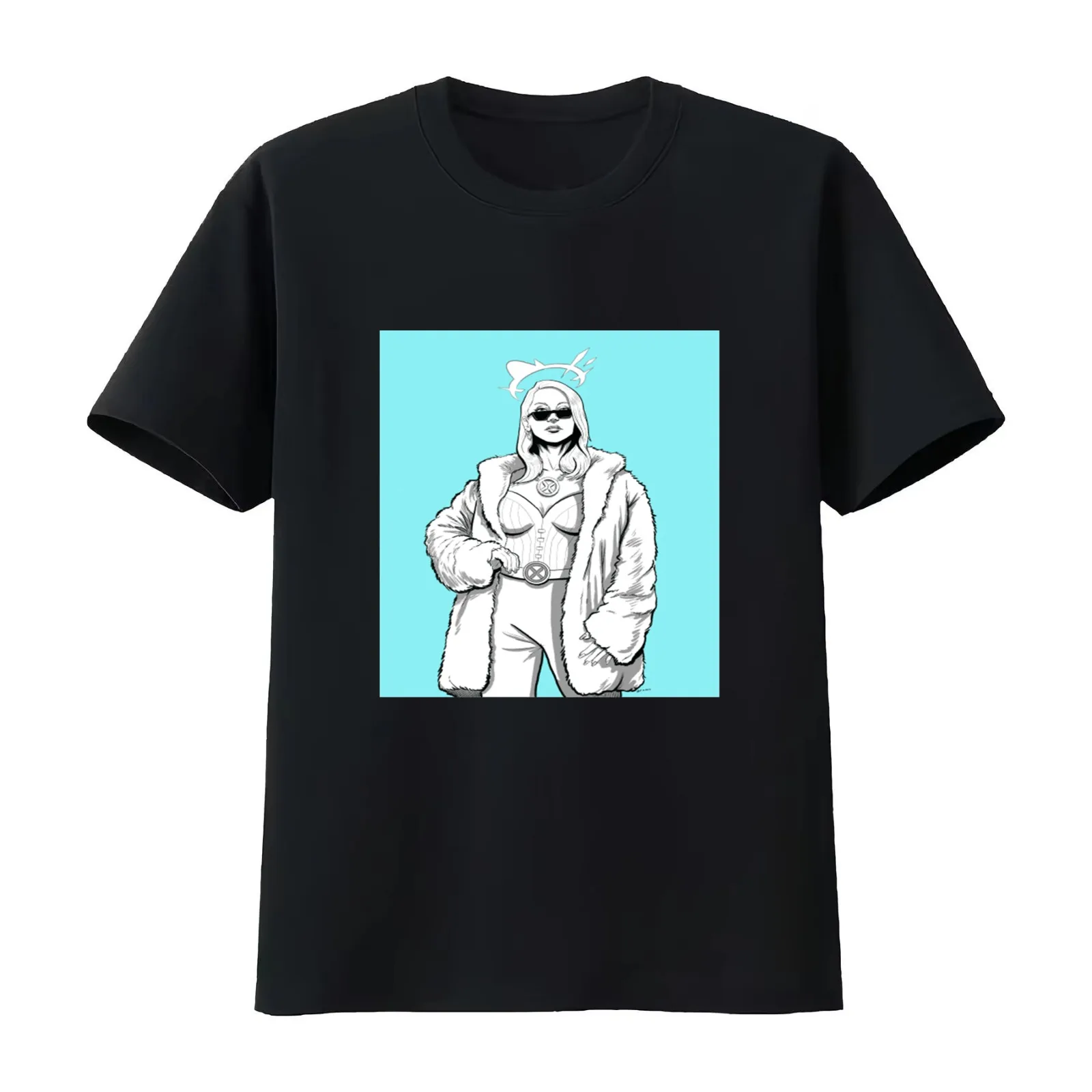 Emma Frost is 100% That Mutant T-Shirt Summer Casual Cotton Tee Oversized Streetwear Tops Vintage Graphic Print 100% Cotton