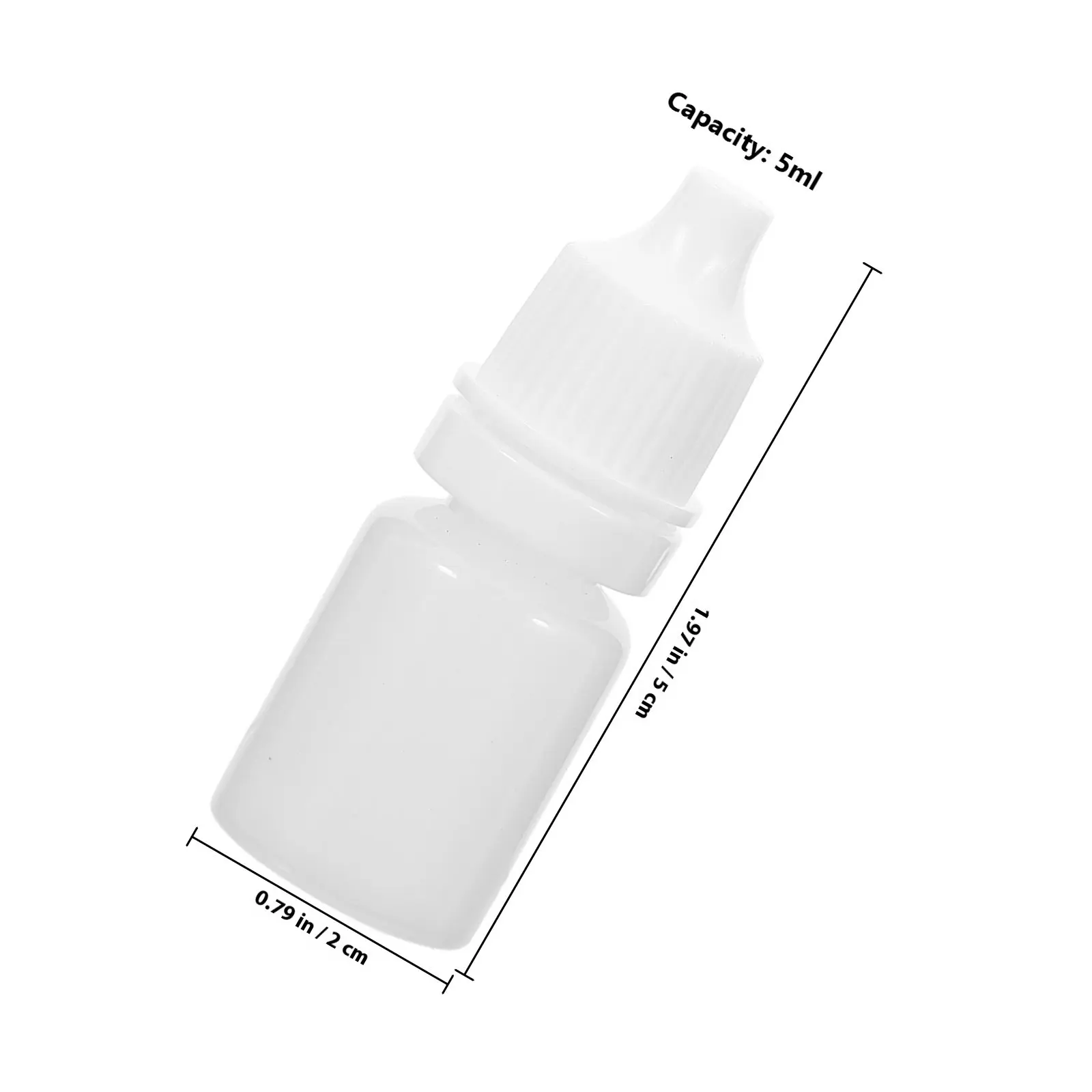30Pcs 5Ml Empty Liquid Dropper Bottles with Snap Nozzle Screw Cap Precise Dripping Control for Eye Drops Paint Solvents Essence