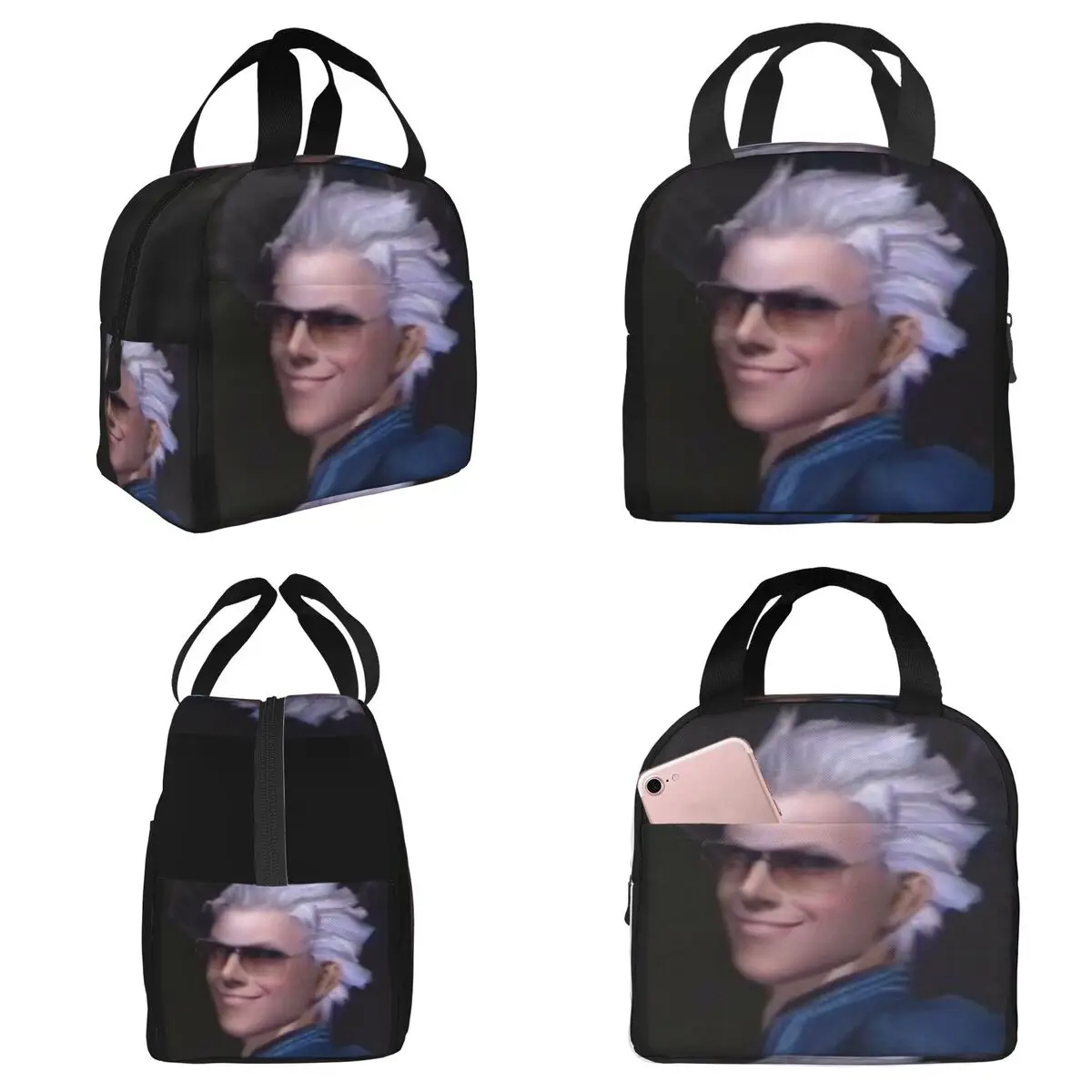 

Термосумка для обедов серии Vergil From The Devil May Cry для женщин, офисная термосумка-холодильник для еды, герметичная.