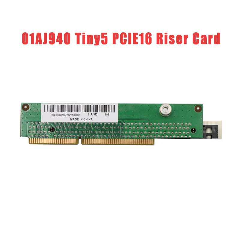 01AJ940 Tiny5 PCIE16 Riser Card For Lenovo For ThinkCentre M920x Desktop For ThinkStation P330 For Tiny Workstation New