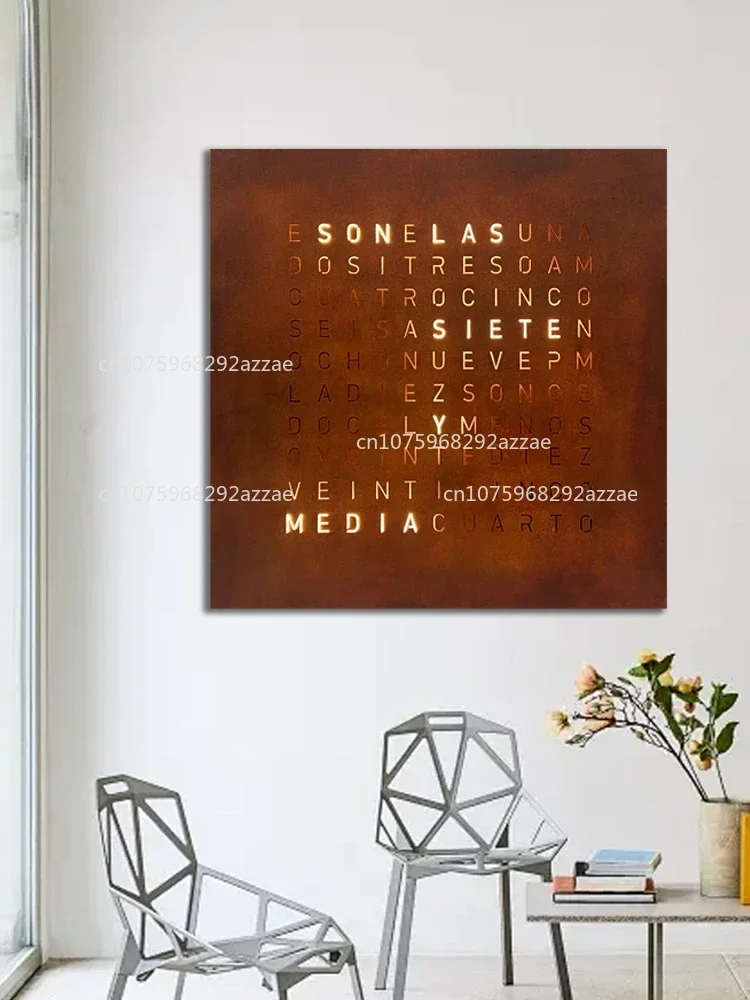 

LED Light-Up Device Painting Modern Minimalist Sofa Entrance Model Room Hanging Painting