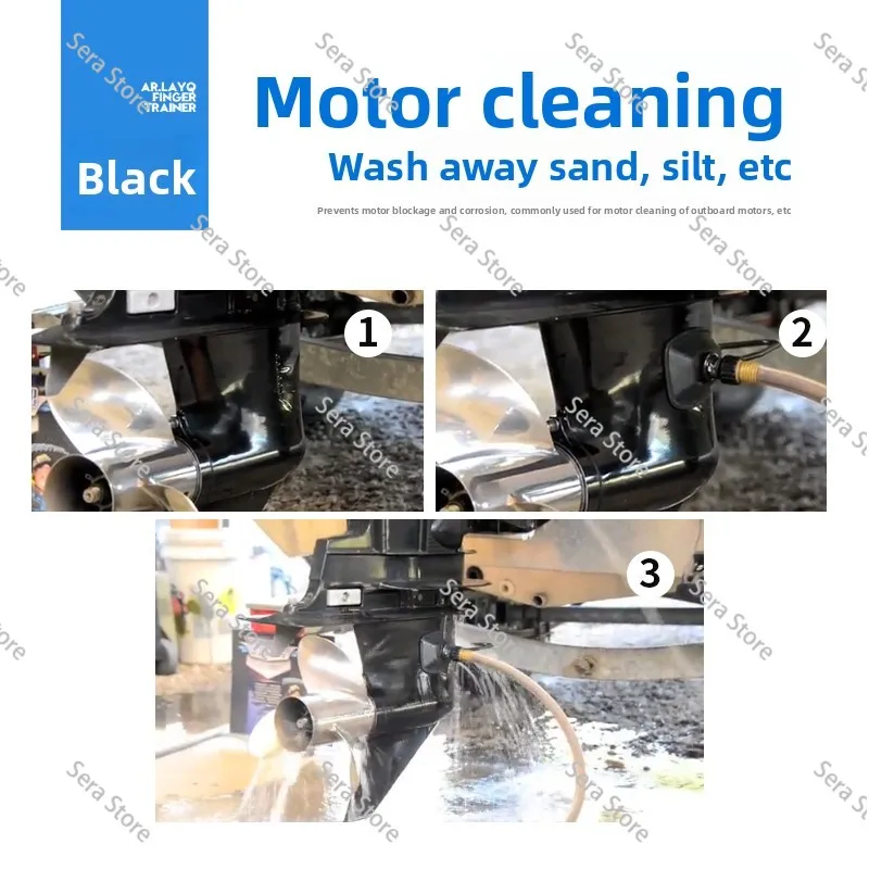 Speedboat Outboard Machine Cleaning Clip Outboard Machine Water Test Clip Motor Washing Tool Side Cleaner Yacht Parts