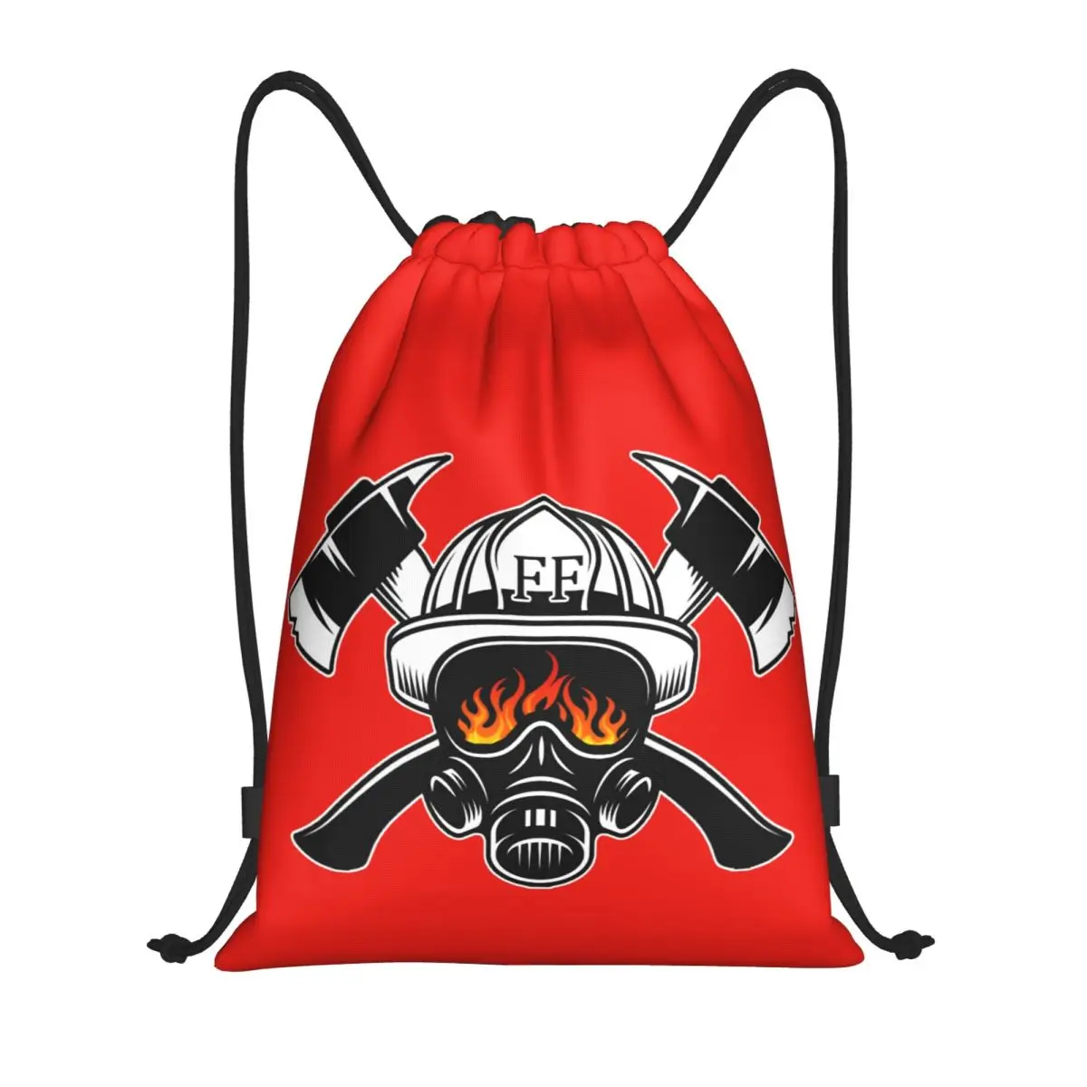 مخصص رجال الاطفاء الجمجمة الرباط حقائب الظهر خفيفة الوزن اطفاء النار الإنقاذ رياضة الرياضة Sackpack أكياس للسفر