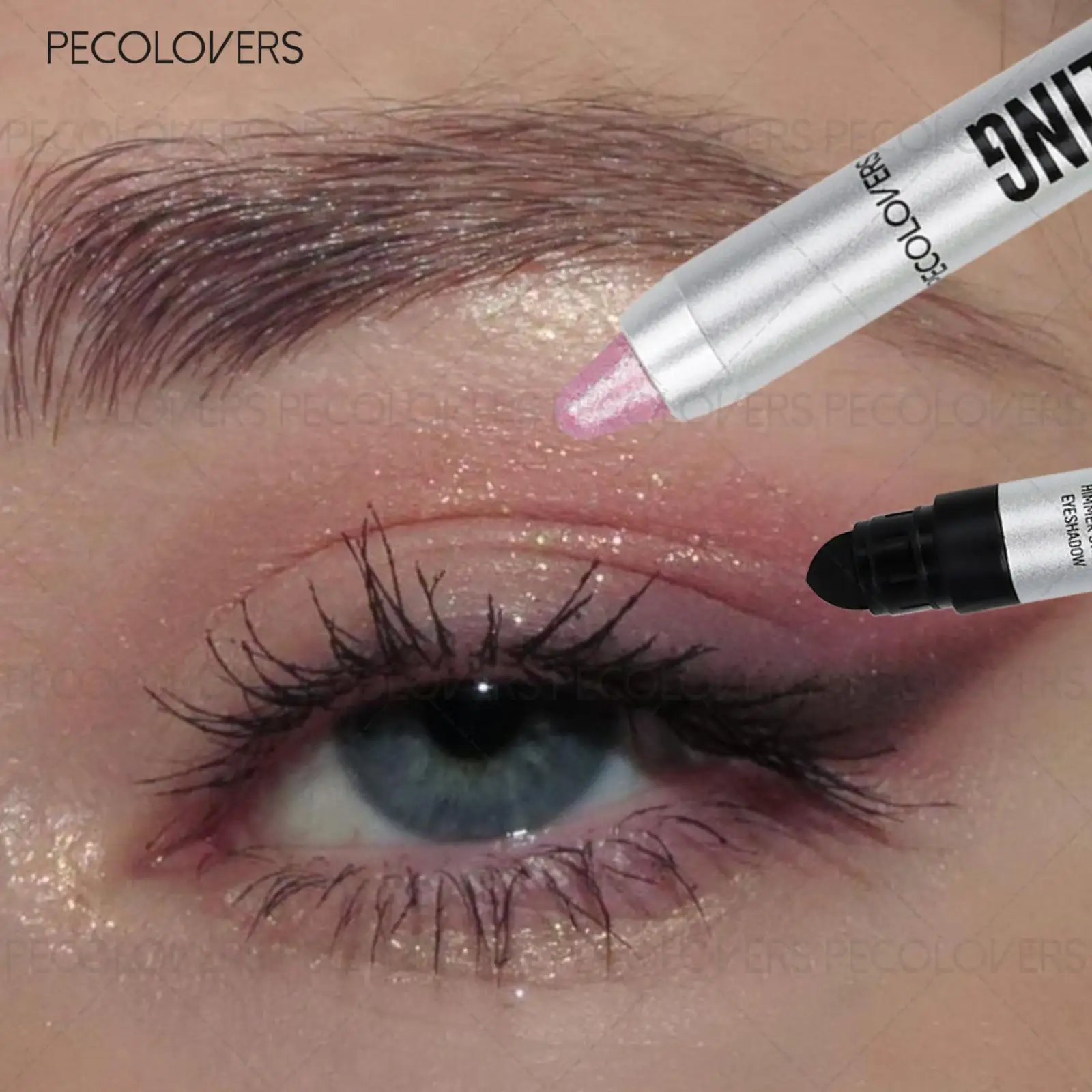 더블 엔드 아이섀도우 스틱, 다양한 색상 옵션, 아이 하이라이트, 오래 지속되고 자연스러운, 아이 화장품