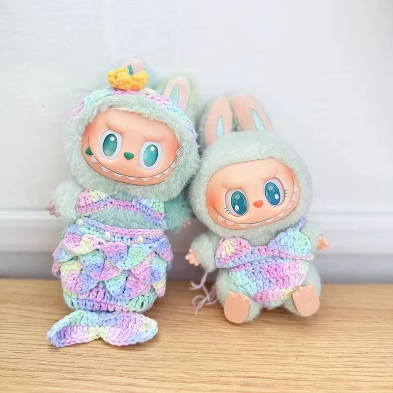 

Hot Sale For Labubu Clothing V1 V2 V3 Accessories Doll Clothes Handmade Mermaid Set Bikini Set Birthday Gift In Stock No Doll