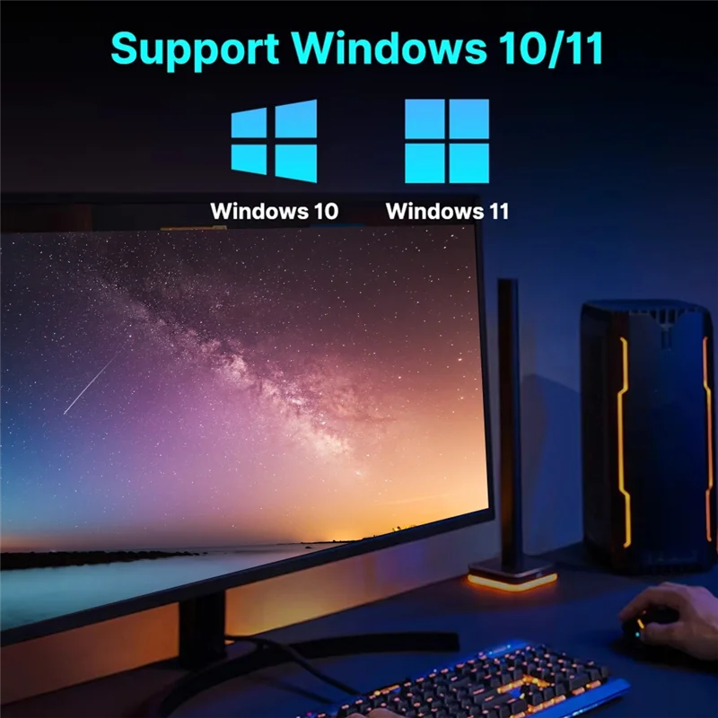 بطاقة شبكة ABDE-Gigabit Dual Ports Pcie، محول 2.5G Ethernet 2500Mbps لسطح المكتب
