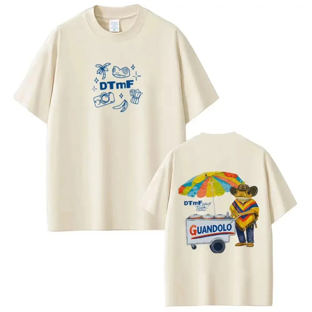 Bad Bunny Debi Tirar Mas Fotos DTMF World Tour 2026 Graphic T-Shirt Puerto Rican Reggaeton Superstar Merch Hip-Hop Oversized