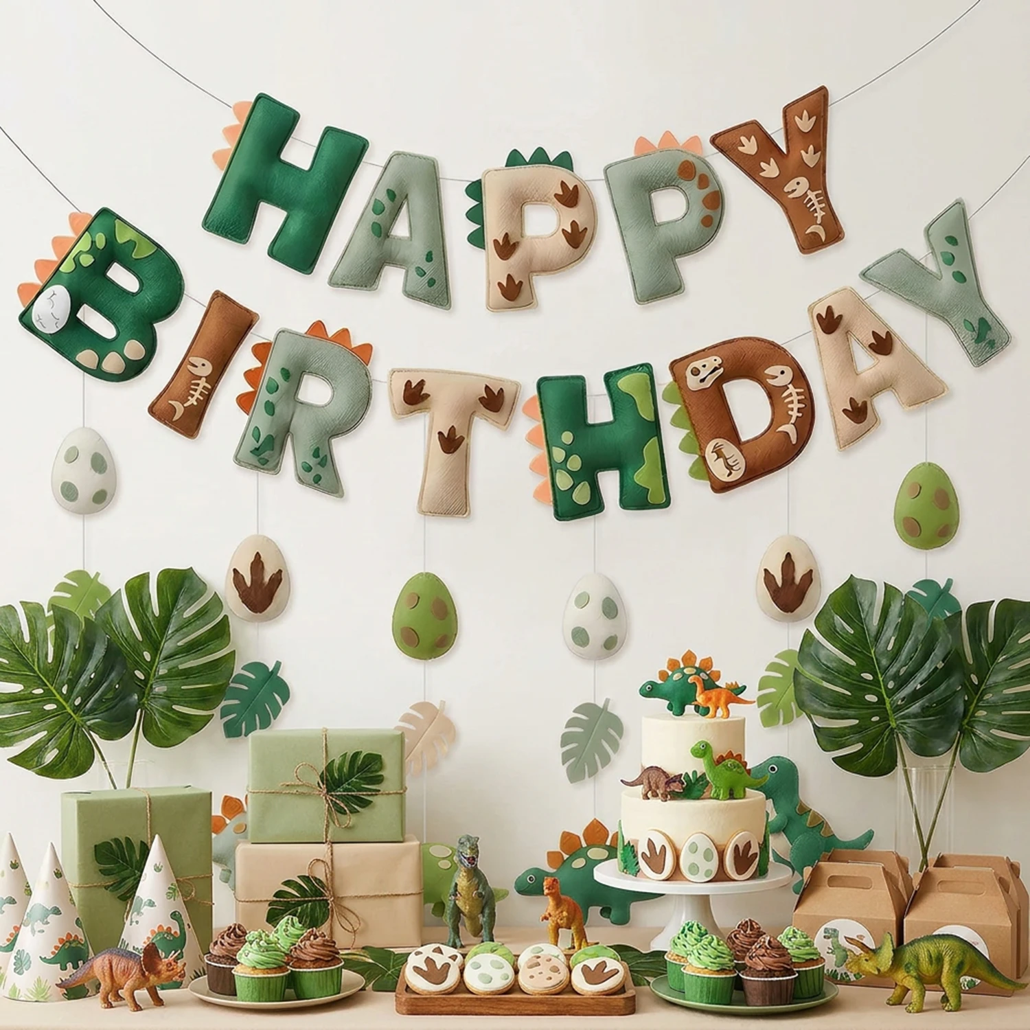 Striscioni 2D in Feltro Verde  - Baby Nursery Hanging Decor recensione e prezzo