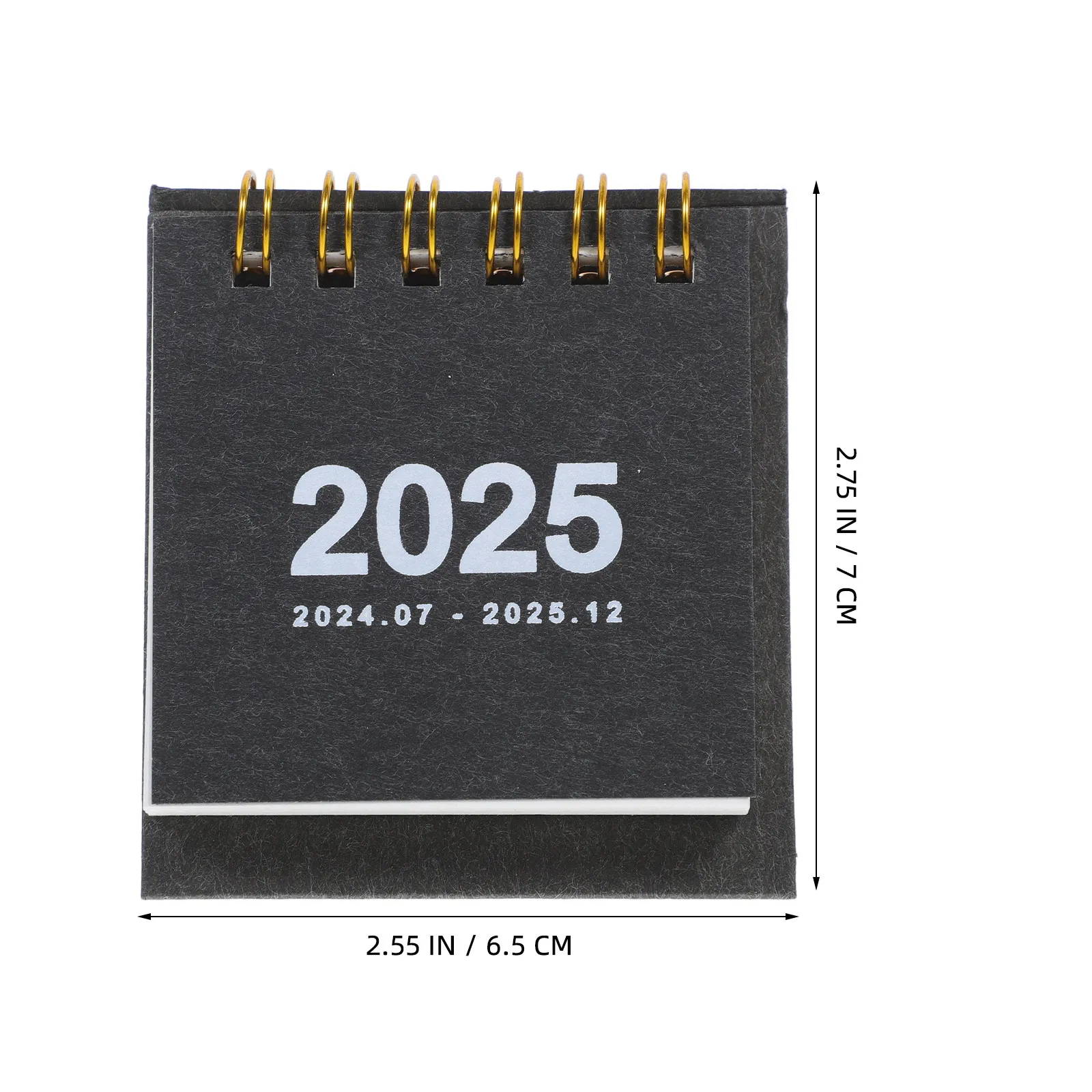 2025 Mini Desk Calendar – Small Standing Desktop Calendar for Office, Home, Dorm & Classroom Task Tracking