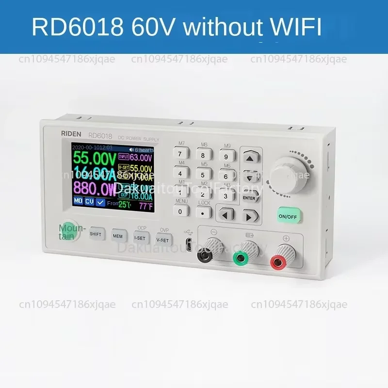 

RD6018 Регулируемый стабилизирующий переключатель источника питания постоянного тока с ЧПУ; Стабилизирующий источник питания для экспериментального ремонта, понижающий источник 60 В