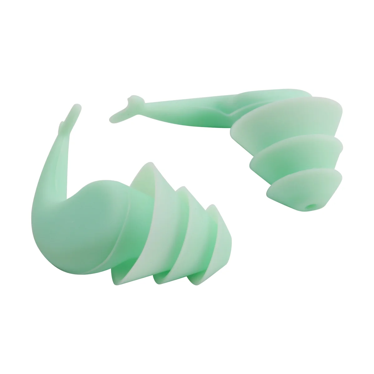 Grandes tampões de ouvido ultra confortáveis à prova d'água, tampões de ouvido de natação, tampões de silicone reutilizáveis para esportes aquáticos, 3 pares