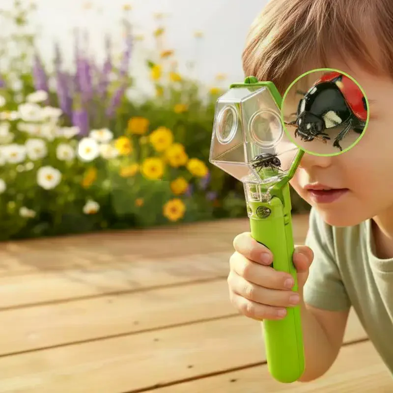 Kids Viewer Magnifier Bug Catcher, Viewer Box Educational Toy For Outdoor Nature Exploration Science Learning