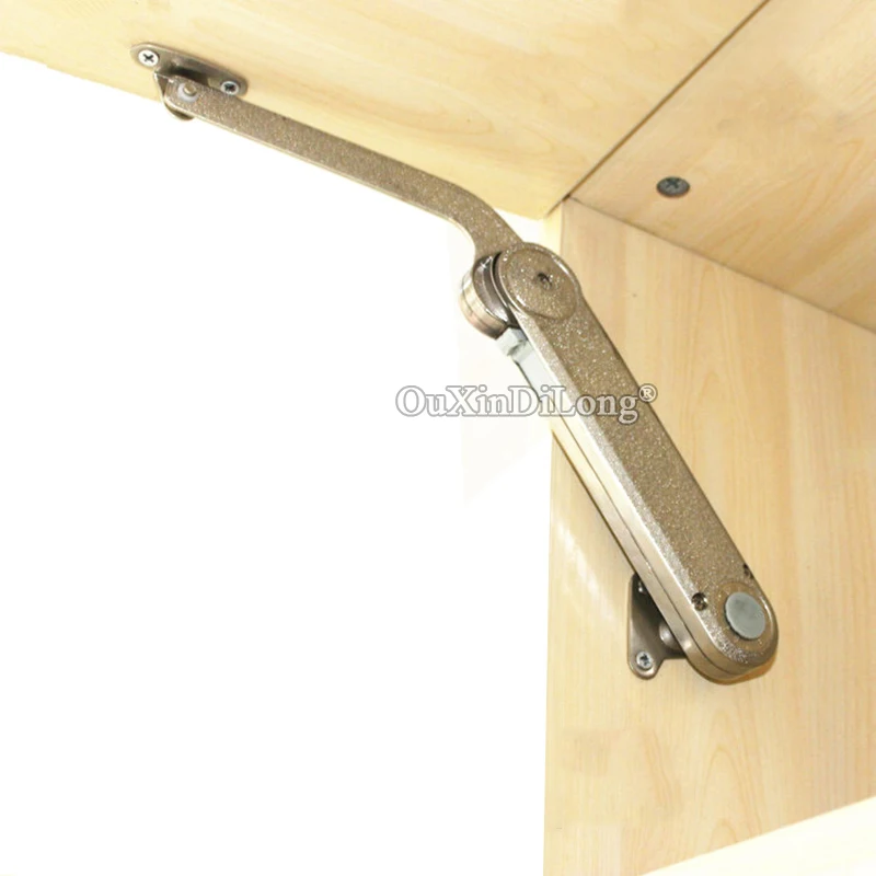 NEW 2PCS Hydraulic Kitchen Cabinet Hinges Cupboard Cabinet Doors Lift Up Randomly Stop Support Rod Gas Spring Furniture Hinges