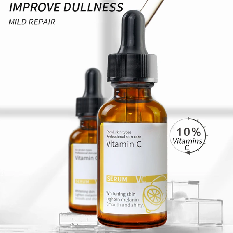 Vitamin C Serum Facial Emulsions Anti Aging Anti Wrinkle Whitening Moisturizing Retinol Serum Face Skin Care Emulsifiers