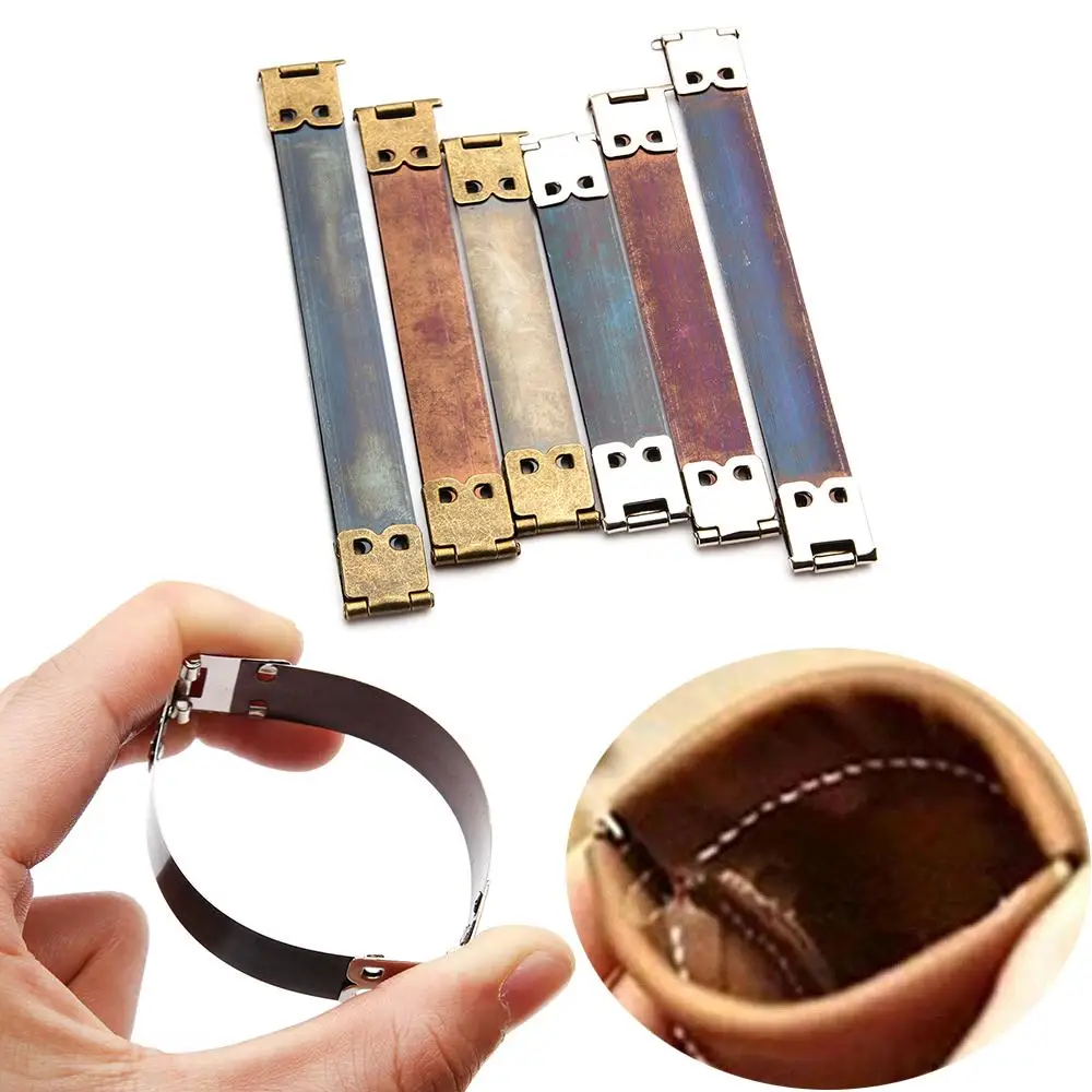 10PCS Metal Internal Flex Purse Frame Lot Kiss Clasp  Snap DIY Bag Accessories  8/10/12cm image 4