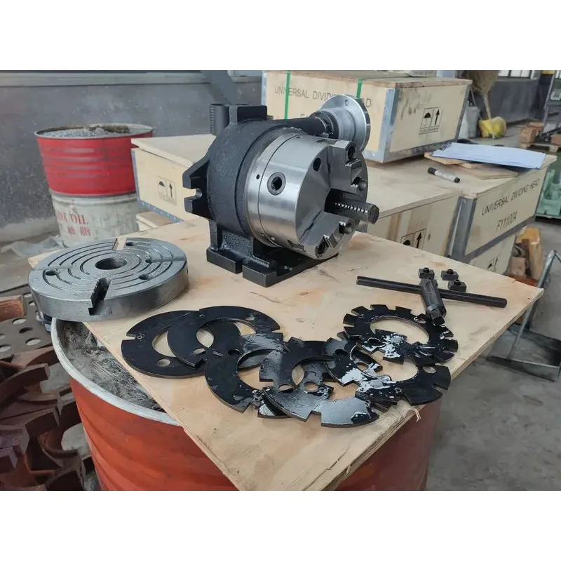 

Powerful Fast CS-6 Steel Vertical Horizontal Universal Dividing Head Gearbox Core Component For Lathe Machine Accessory Indexer