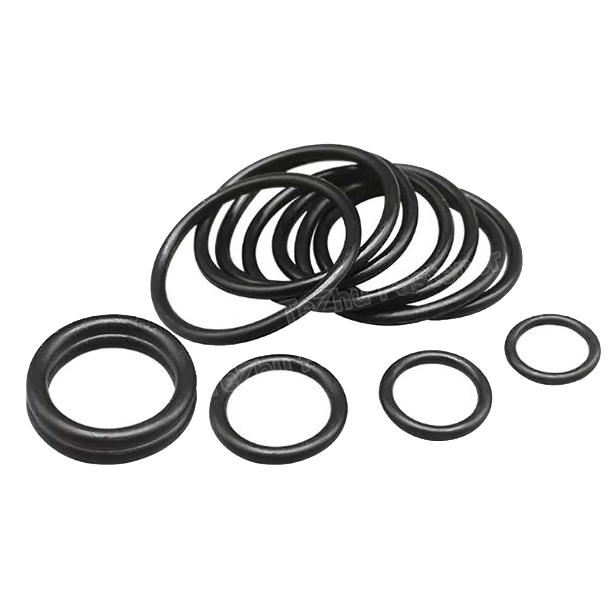 2/5pcs Black Rubber O-Ring CS 6mm OD 17~120mm NBR Nitrile Gasket Washer Oil Seal Sealing O Ring Elastic Band Automobile Sealing