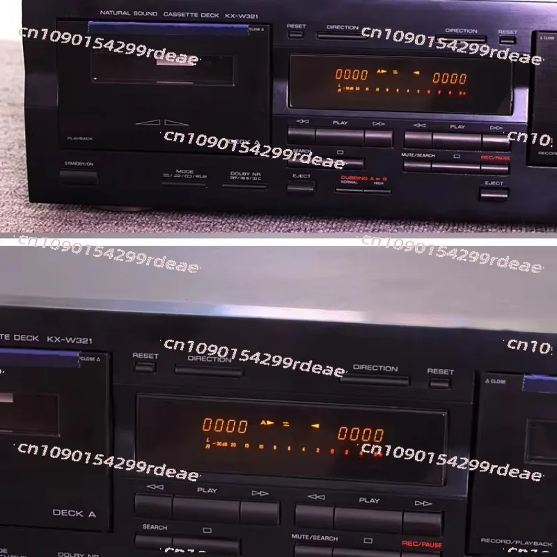 Second-handDual Cassette Deck Electric Control Tape Recorder Player KX W321 Tape card landline machine