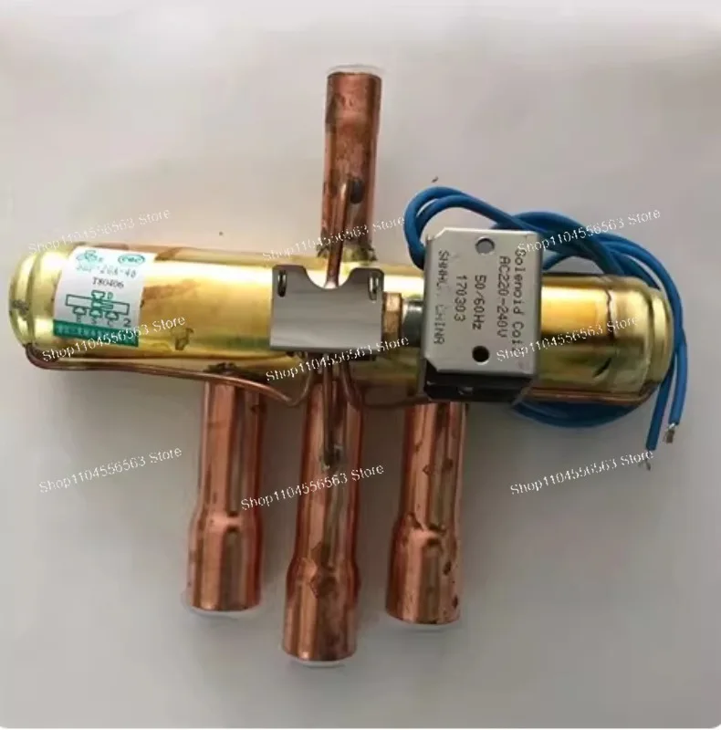 8/10/12 HP 4 Way Reversing Valve Solenoid for Heat Pump Air Conditioning Heat Exchange Refrigerant Flow