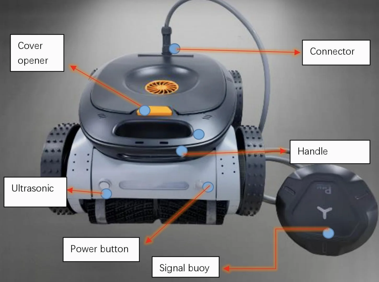 Robotic Vacuum Cleaner With Super Suction Power OEM Manufacturer Rechargeable Wireless Robotic Swimming Pool Cleaner