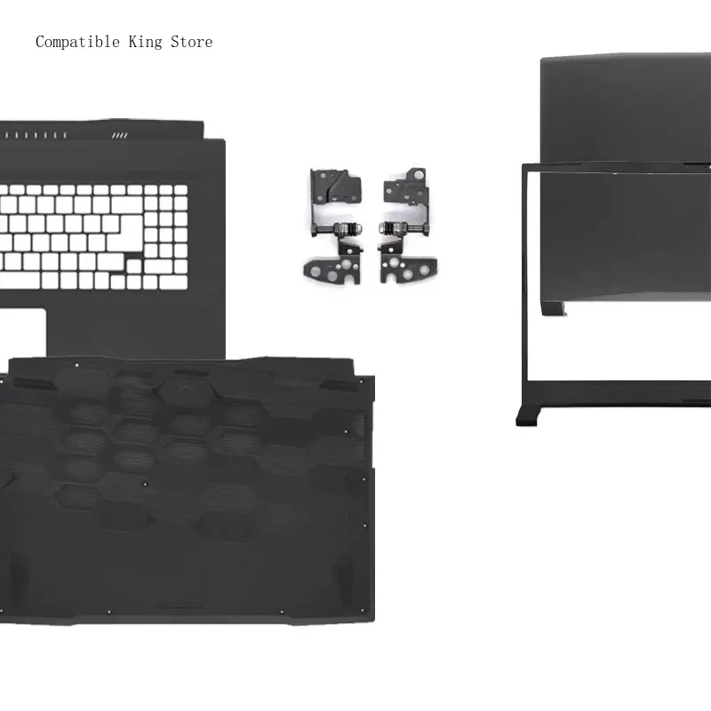 P For MSI Katana GF76 12UGK 12UGS MS-17L1 17L2 17L4 LCD Back Cover Front Bezel Hinges Palmrest Top Bottom Case 17.3 Inch