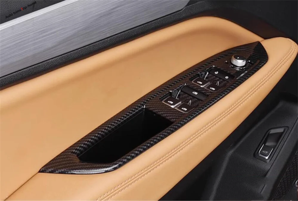 

Car Door Window Button Cover Trim Glass Lifting Switch Panel Stickers For Geely New Tugella / Xingyue FY11 2021 2022 2023