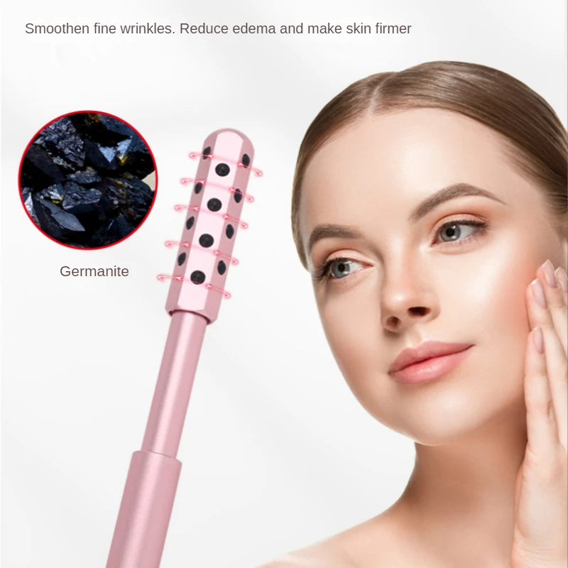 24 Germanium Face Massage Beauty Acupoint Stick Wholesale Beauty Roller Tool Face Skin Care Gua Sha Cellulite Massager Women New