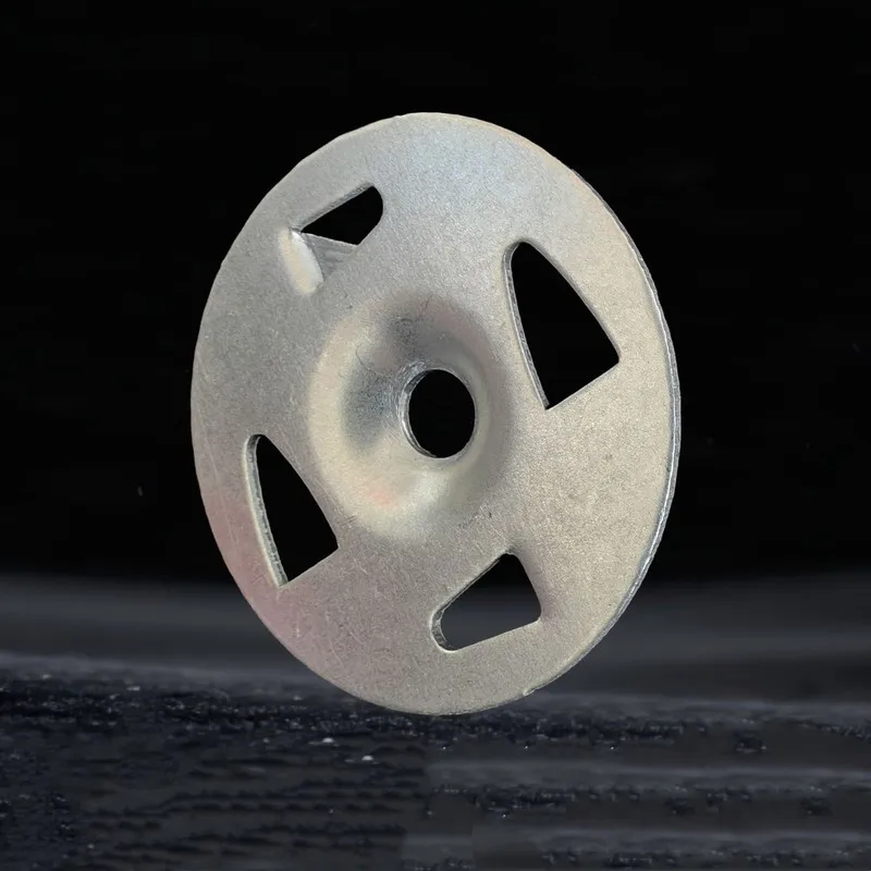 48 pcs 28mm Claw-Type Washers for Gypsum Board Fixing, Pre-Drilled Center Hole, Four Claw Anti-Slip Design