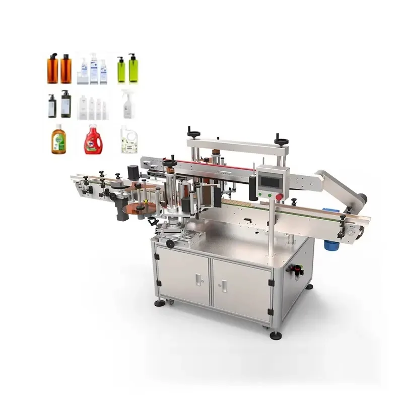 Hot High-Precision Automatic Self-Adhesive Label Printer Machine for Cosmetics Juice Milk Bottles