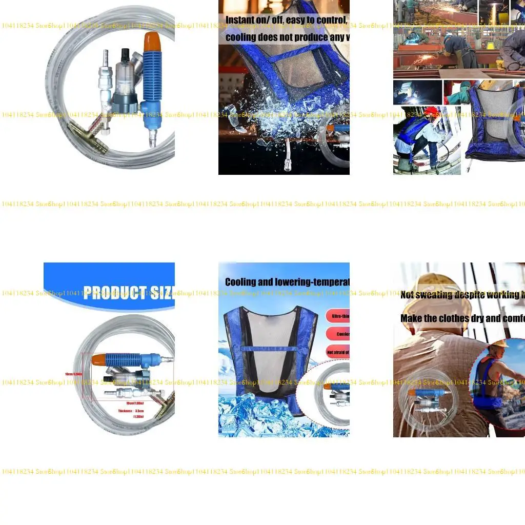 

P9FB Multipurpose Industrial Cooling Vest Portable for Construction Workers and Welders Features Sturdy Nylon Materials