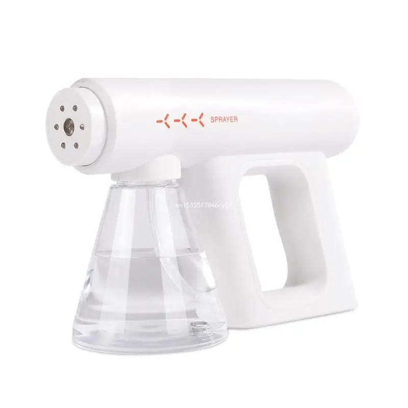 

Indoor Electric Sanitizer Sprayer Machine Handheld Disinfectant Fogger 2 Gear Adjustable for Nano Atomizer 300ml Dropship