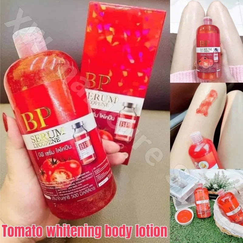 

Thai Tomato Body Lotion Brightens Skin Tone Improves Dullness Moisturizes and Moisturizes Improves Dry and Peeling Skin 500ml