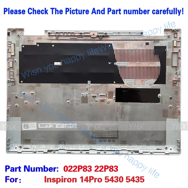 

L... New For Dell Inspiron 14Pro 5430 5435 Lower Bottom Base Cover Case 022P83