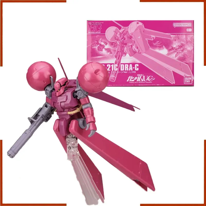 Bandai Original Genuine Anime GUNDAM MS-21C DRA-C HGUC 1/144 Assembly Model Toys Action Figure Gifts Collectible Ornaments Kids