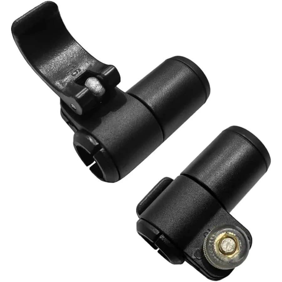 2 حزمة المشي لمسافات طويلة القطب أجزاء قفل خارجي أقطاب الرحلات استبدال الإفراج السريع أقفال الوجه الخارجية لتسلق حذاء الثلوج