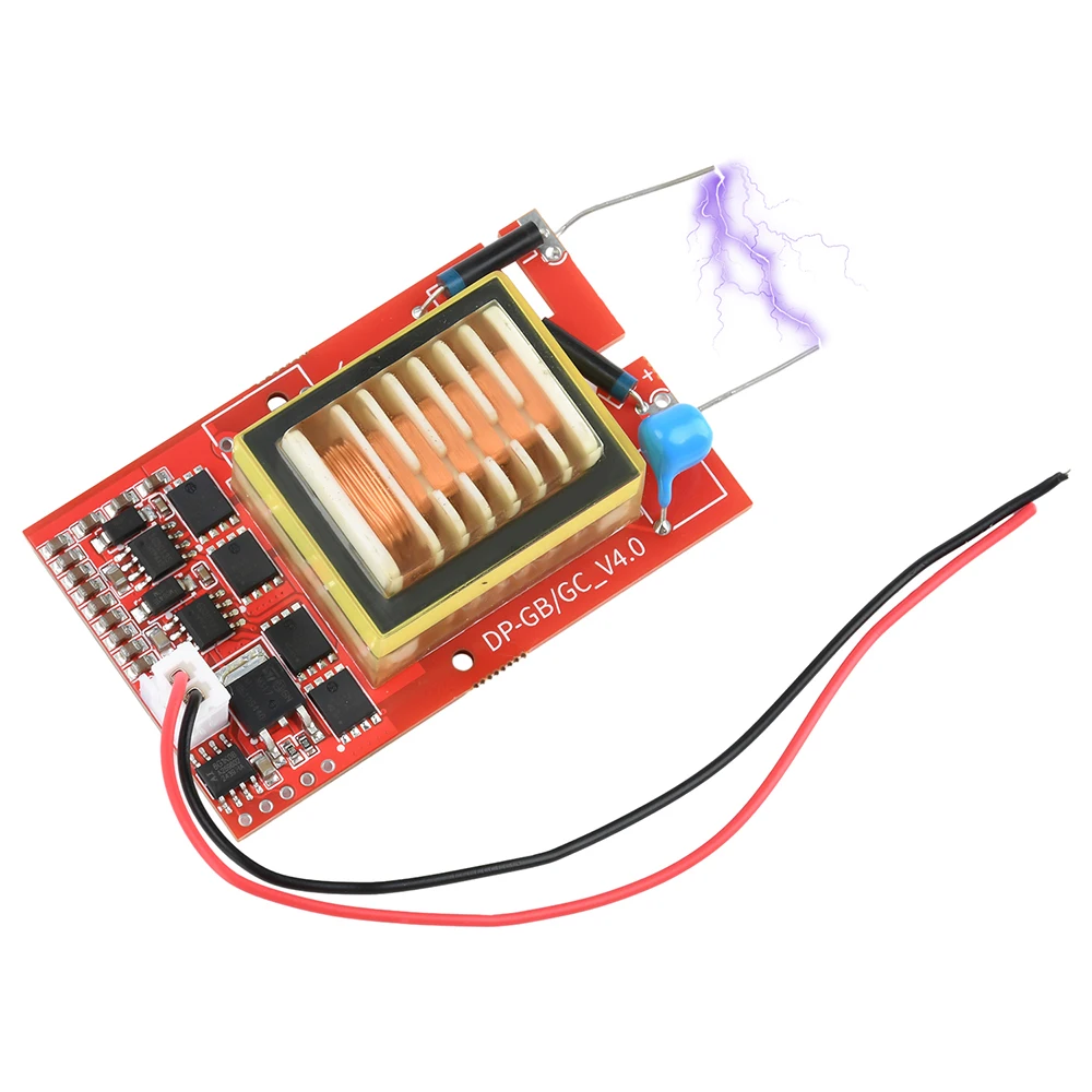 DC 9-24V to DC 10KV-20KV Высоковольтный источник питания Импульсный генератор постоянного тока Модуль дугового генератора Выход постоянного напряжения