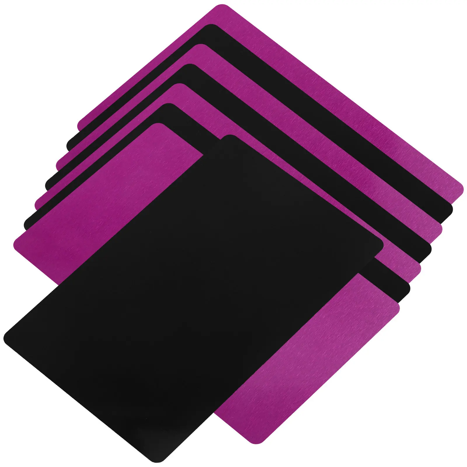 

8Pcs Metal Business Cards Blank Thick Sublimation Metal Name Cards for Engraving Custom DIY Business Card Blanks