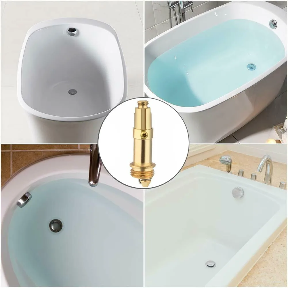 Click Clack Basin Waste Internal Spring Core with Brass Push Mechanism Fits Standard Basin Waste Threaded Fittings M8 and