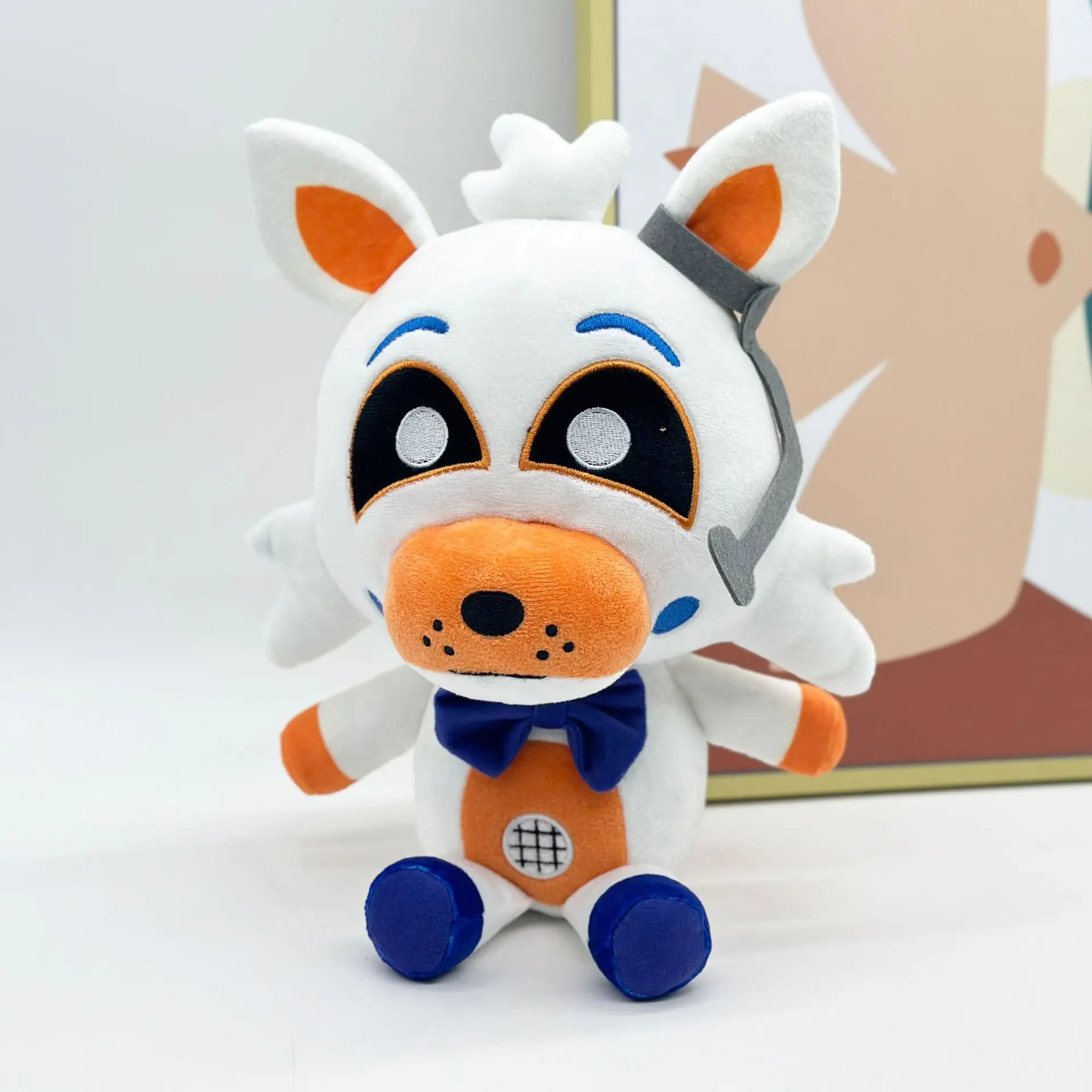 Fnaf Wes Plush Midnight Horror Lolbit Cartoon Anime Plush Doll High-Quality Stuffed Soft Toys Sofa Decoration Kid Birthday Gifts