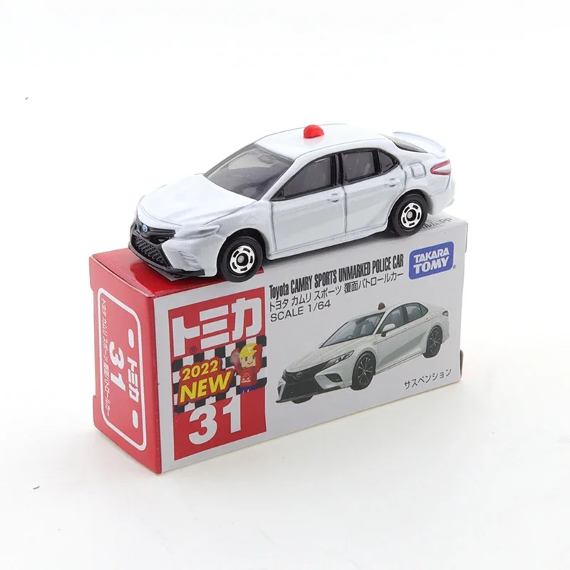 TAKARA TOMY Tomica Diecast  No.31 Toyota Camry Sports Unmarked Police Diecast Automotive Model Ornaments Cas Toys Decorations